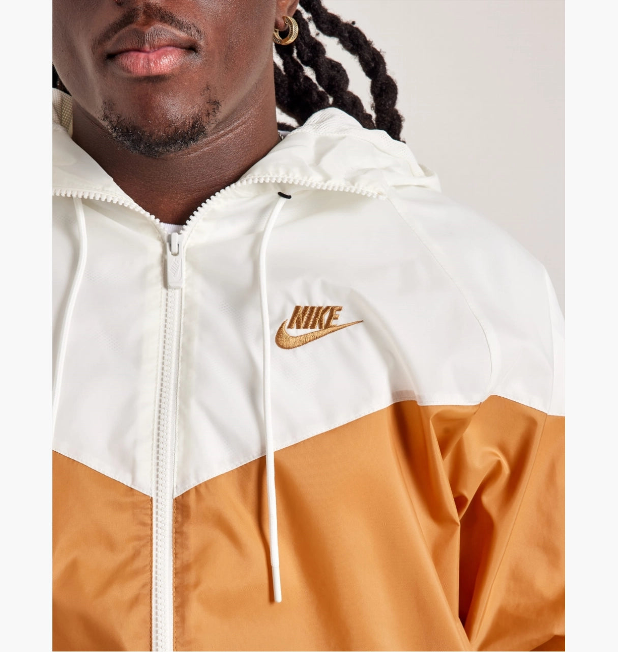 NIKE WINDRUNNER JACKET BROWN/BEIGE.